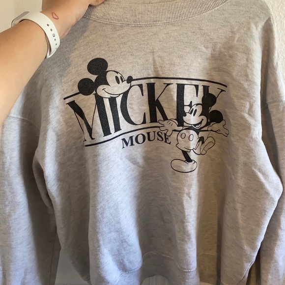 cropped chenille sweater